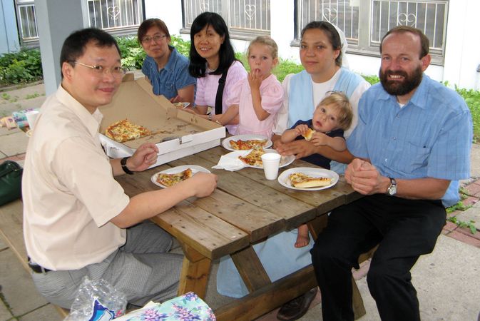 Montreal Church 21 - Father's Day with visitors